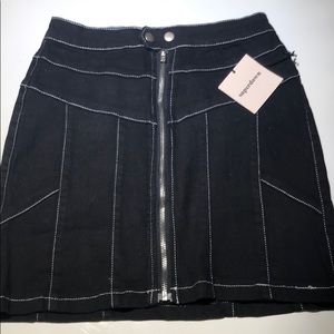 Superdown Black Mini Skirt
